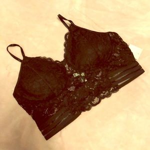 Black   Lace bralette